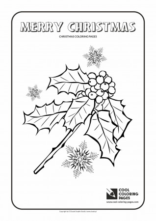 Cool Coloring Pages Holly Berries coloring page - Cool Coloring Pages |  Free educational coloring pages and activities for kids