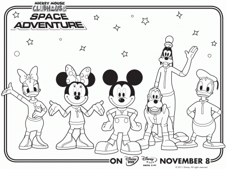 Disney Mickey Mouse Pictures Color - High Quality Coloring Pages