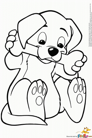 Print Out Coloring Pages Of Puppies - High Quality Coloring Pages