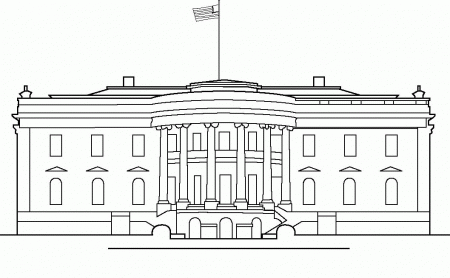 Coloring Page Of The White House