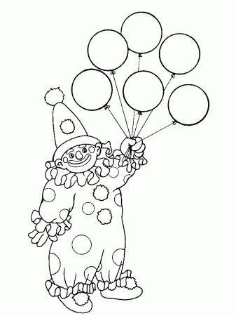 Free Printable Clown Coloring Pages For Kids