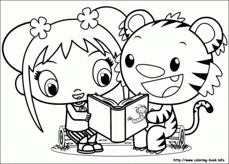 Ni Hao Kai Lan Coloring Page