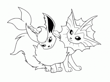 Pokemon Eevee Evolutions Coloring Pages Printable – Coloring Pics