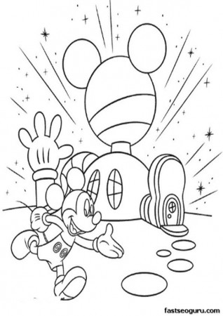 Free Printable Mickey Mouse Coloring Pages For Kids #1109 Mickey ...