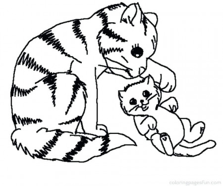 30 Free Printable Kitten Coloring Pages (Kitty Coloring Sheets)