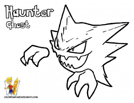 Pokemon Haunter Coloring Pages – From the thousands of photos on ...