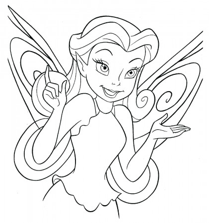 New Coloring Pages : Free Printable Fairy Pretty Fairies ...