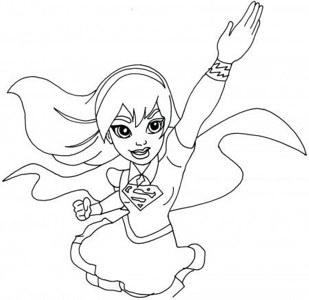 Supergirl Coloring Pages - Whataboutmimi.com