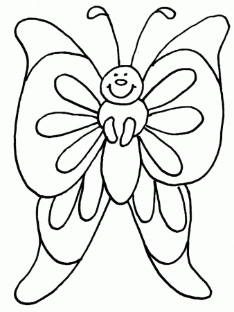 Very Hungry Caterpillar Butterfly Coloring Page - coloringmania.pw ...