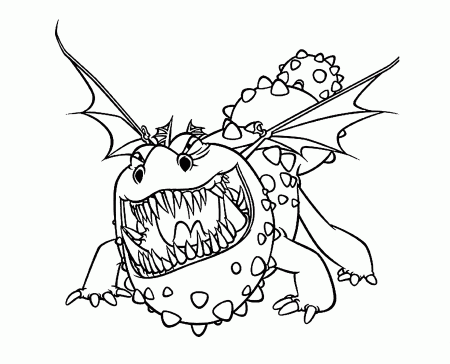 Cartoon Dragons Coloring Pages To Print - Coloring Pages For All Ages