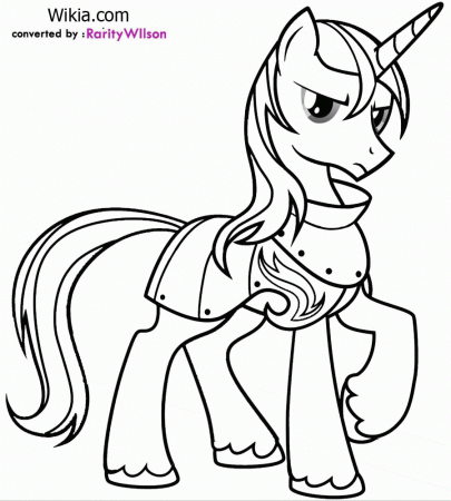 Shining Armor Coloring Pages | Minister Coloring