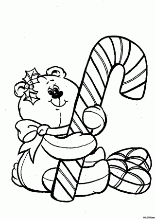 Candy Cane Coloring Pages Inspiring - Coloring pages