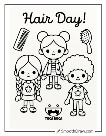 60 Toca Boca Coloring Pages - Smooth Draw