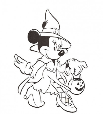 Halloween Cartoon Coloring Pages : Halloween Trick Or Treat Pluto ...