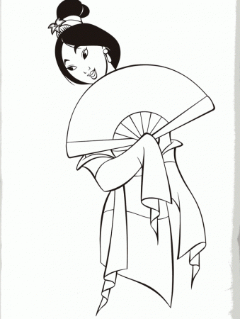 Baby Mulan Coloring Pages - Coloring Pages For All Ages