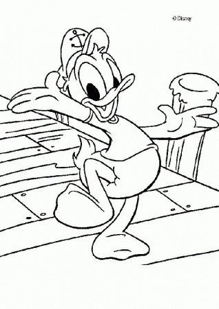 Donald Duck coloring pages - Princesses Minnie Mouse and Daisy Duck