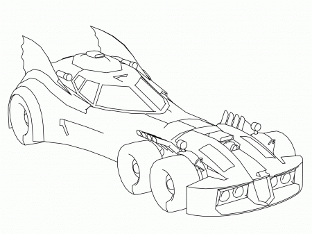 batmobile coloring pages - High Quality Coloring Pages