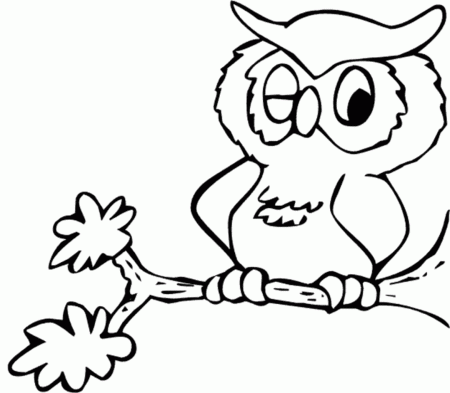 Coloring Pages Of Baby Owls - High Quality Coloring Pages