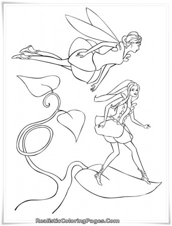 Barbie Fairytopia Printable Coloring Pages | Realistic Coloring Pages