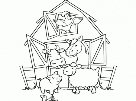 Farm Animal - Coloring Pages for Kids and for Adults
