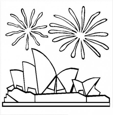 Sydney Opera House 5 Coloring Page ...