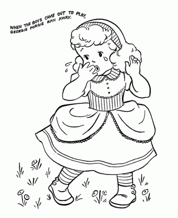 Nursery Rhymes 3 Coloring Page - Free Printable Coloring Pages for Kids