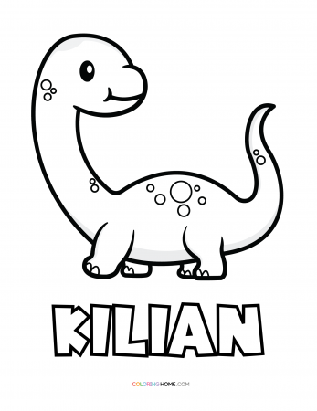 Kilian dinosaur coloring page