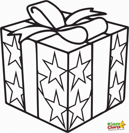 Christmas Coloring Pages Gift Bow - Coloring Pages For All Ages