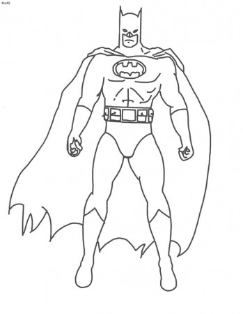 Free Printable Batman Coloring Pages For Kids | Coloring pages  inspirational, Batman coloring pages, Superhero coloring pages