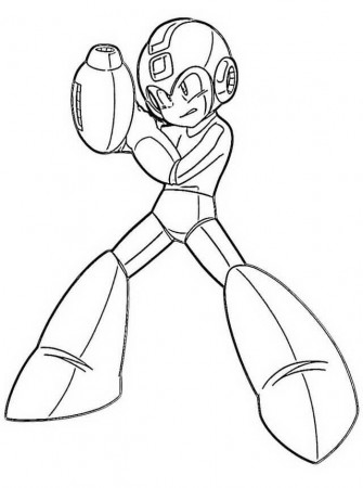 Mega Man 7 Coloring Page - Free Printable Coloring Pages for Kids