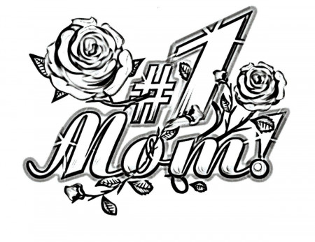 Free Coloring Pages For Mom - Coloring