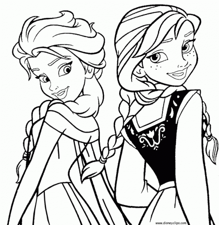 Disney Frozen Printable Coloring Pages Disney Coloring Book ...