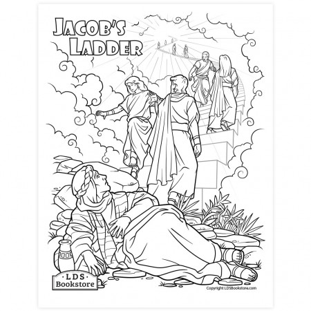 Jacob's Ladder Coloring Page - Printable