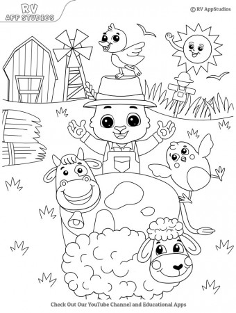 Free Nursery Rhyme Coloring Page for Children. Coloring Printable to  Download.