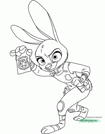 Zootopia Coloring Pages | Disneyclips.com
