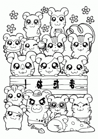 coloring pages for kids hamsters - Clip Art Library