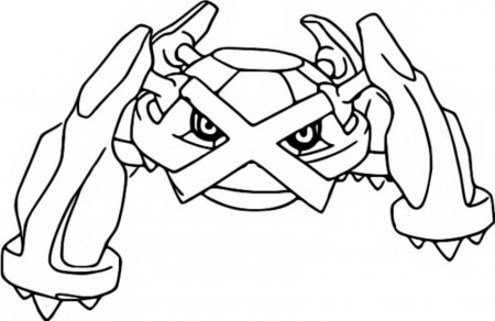 Coloring Pages Pokemon - Metagross - Drawings Pokemon