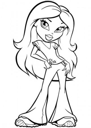 Pin on Bratz Coloring Pages