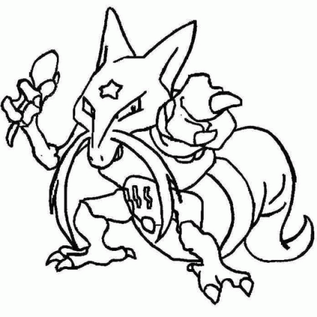 Kadabra coloring picture of Pokemon 64