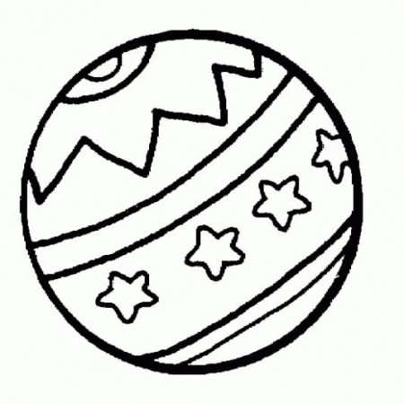 Toy Ball Coloring Page - Free Printable Coloring Pages for Kids