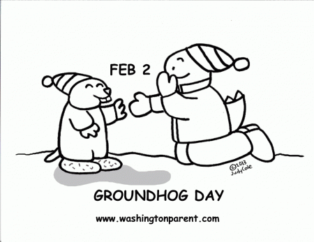 Groundhog Day Coloring Pages (19 Pictures) - Colorine.net | 5537