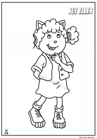 Arthur Coloring Pages sue ellen