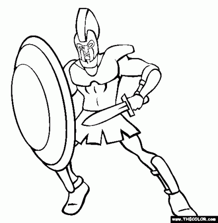 Greek Mythology Online Coloring Pages