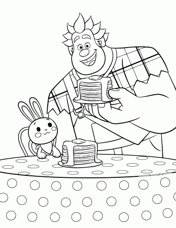 Fun Bun and Ralph Coloring Pages - Get Coloring Pages