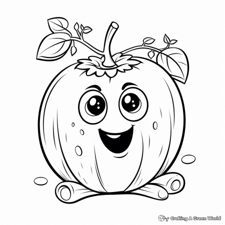 Vegetable Coloring Pages - Free ...