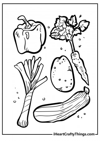 Vegetables Coloring Pages (100% Free ...