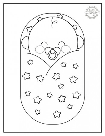 Cute Printable Baby Coloring Pages ...