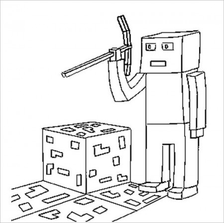16+ Minecraft Coloring Pages - PDF, PSD, PNG