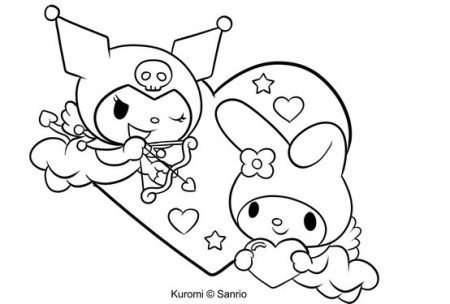 Kuromi Coloring Pages - Online Cartoons