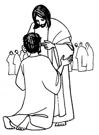 Jesus Heals the Sick is Miracles of Jesus Coloring Page - NetArt - ClipArt  Best - ClipArt Best